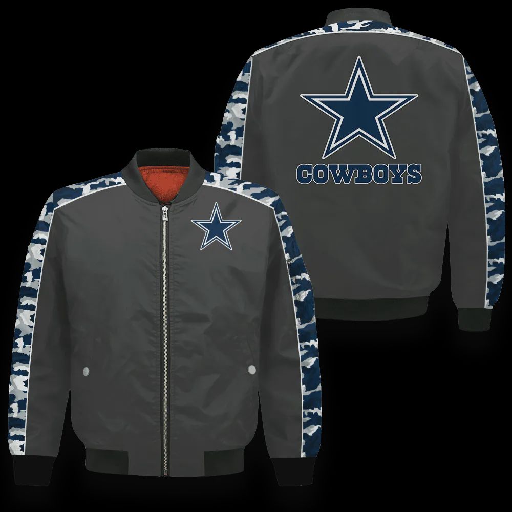 Sportswearmerch Dallas Cowboys NFL Personalized Bomber Jacket For Fan