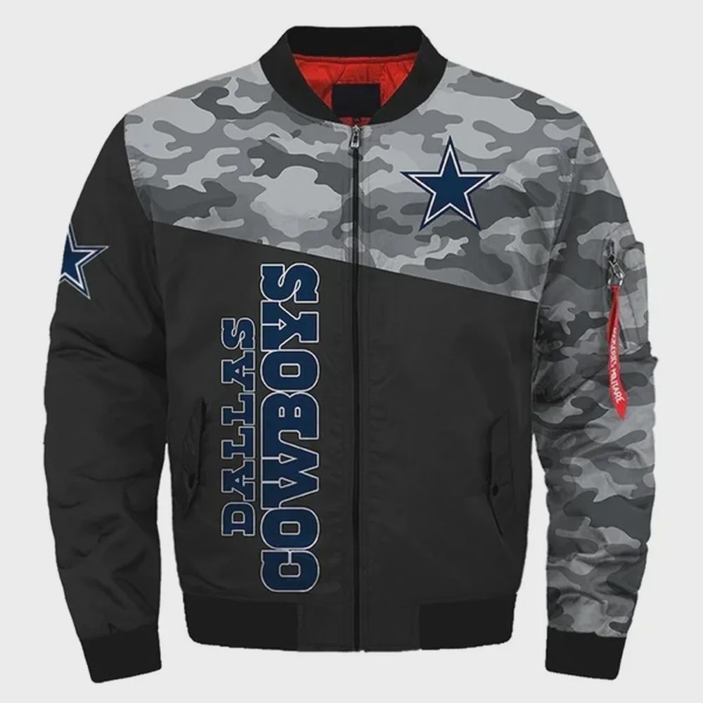 Sportswearmerch Dallas Cowboys NFL Personalized Bomber Jacket For Fan