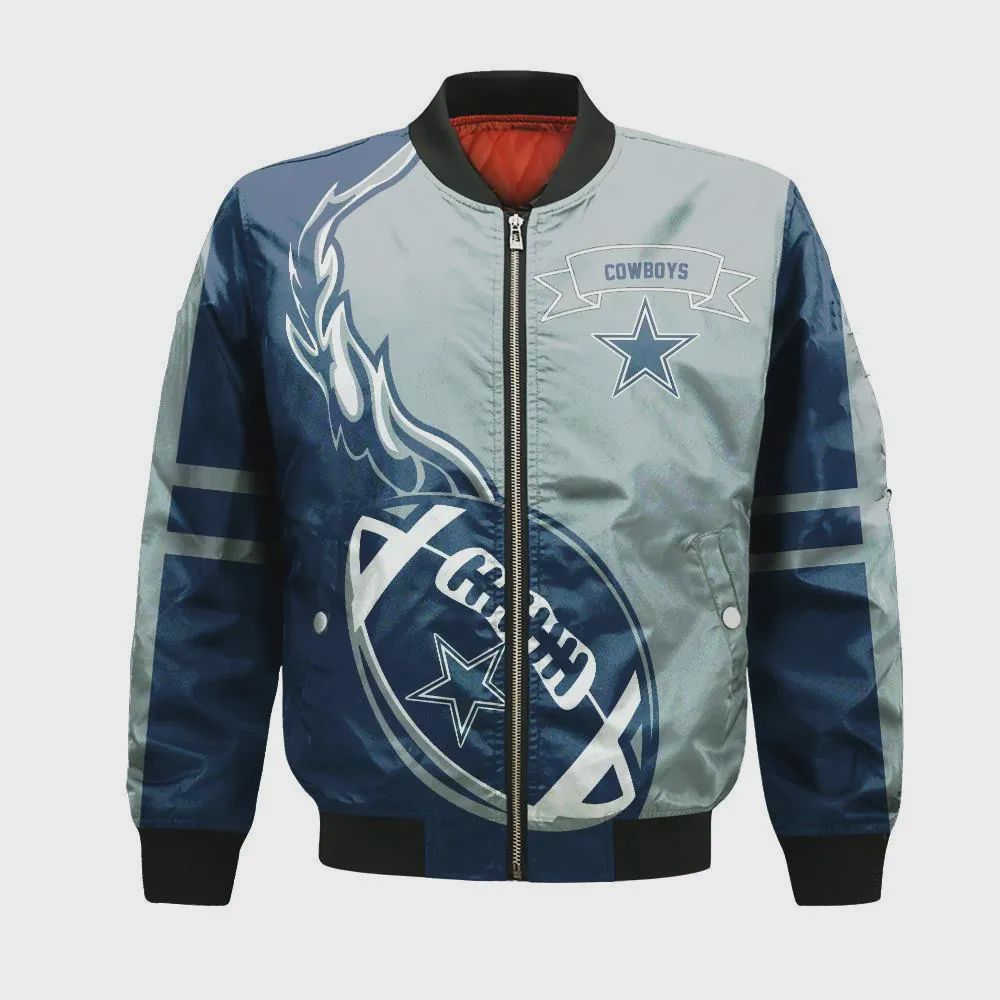 Sportswearmerch Dallas Cowboys NFL Personalized Bomber Jacket For Fan