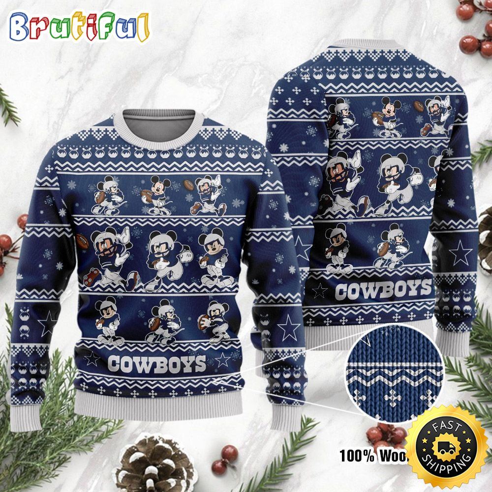 Sportswearmerch Dallas Cowboys NFL Personalized Christmas Sweater For Fan