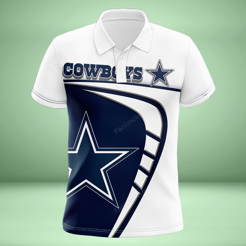 Sportswearmerch Dallas Cowboys NFL Personalized Polo Shirt For Fan