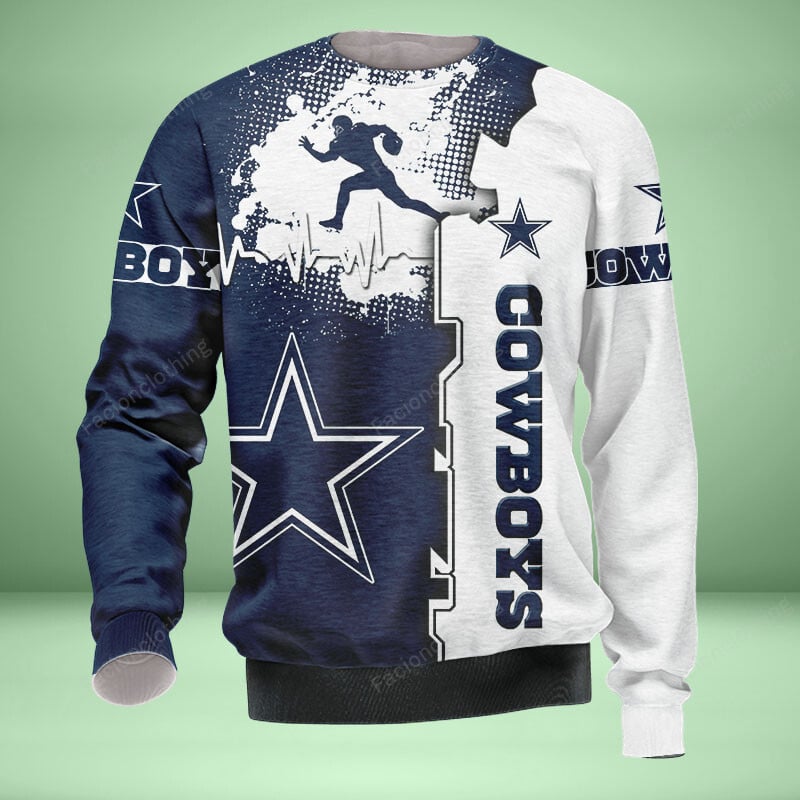Sportswearmerch Dallas Cowboys NFL Personalized Sweater For Fan