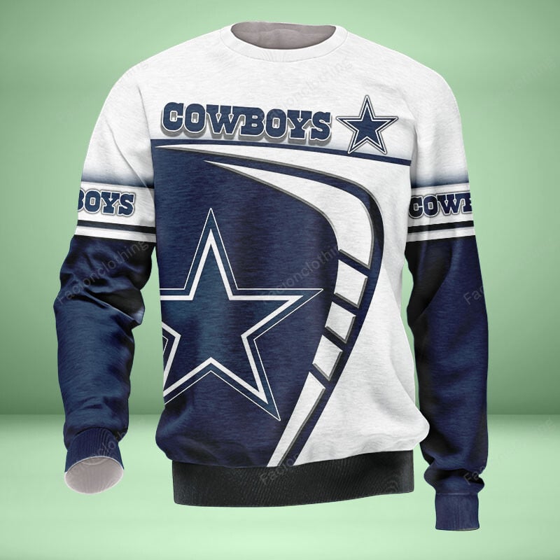 Sportswearmerch Dallas Cowboys NFL Personalized Sweater For Fan