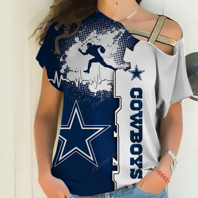 Sportswearmerch Dallas Cowboys NFL Personalized Strapless Sleeve Short For Fan