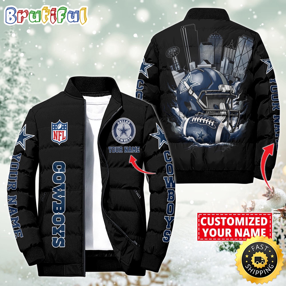Sportswearmerch Dallas Cowboys NFL Puffer Jacket For Fan