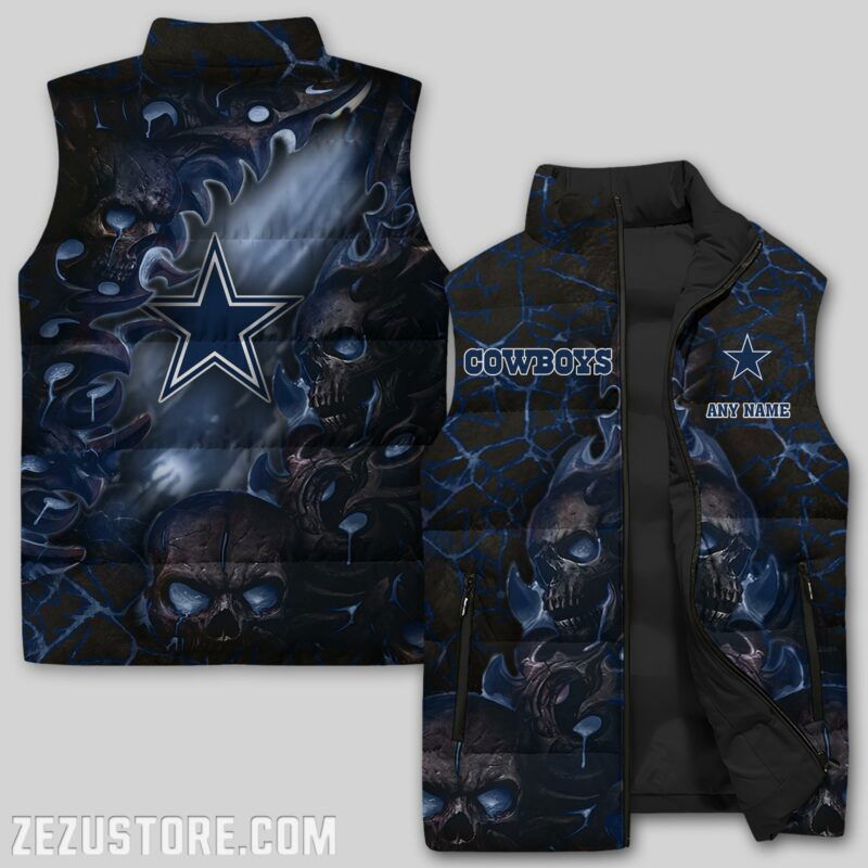 Sportswearmerch Dallas Cowboys NFL Sleeveless Puffer Jacket For Fans
