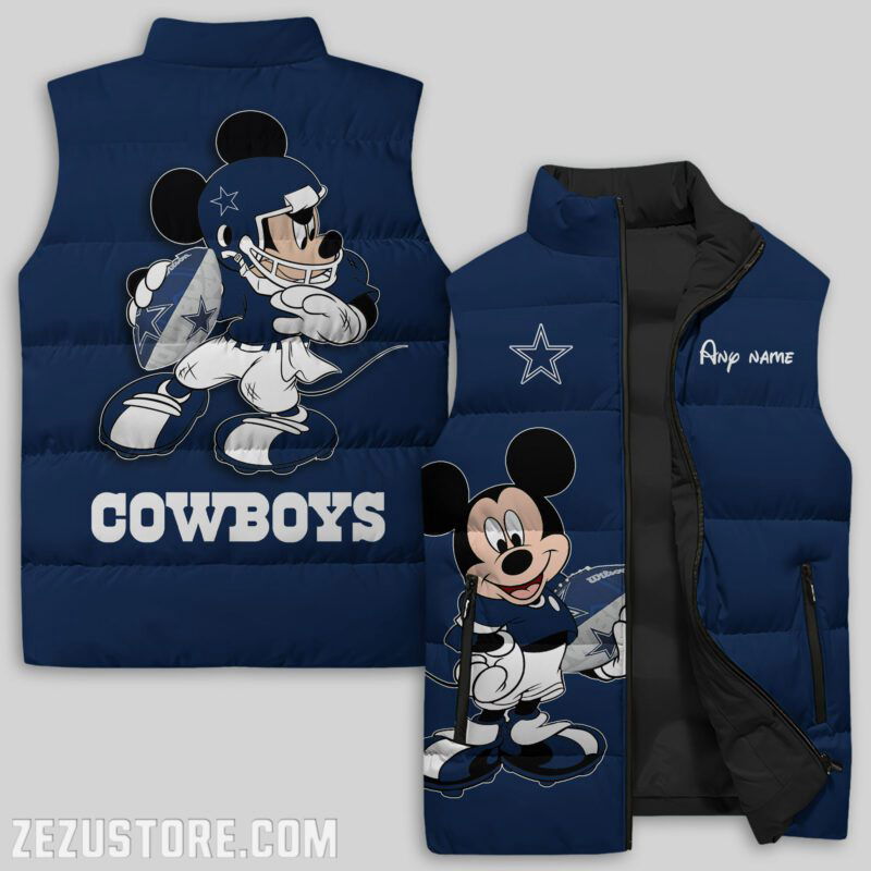 Sportswearmerch Dallas Cowboys NFL Sleeveless Puffer Jacket For Fans