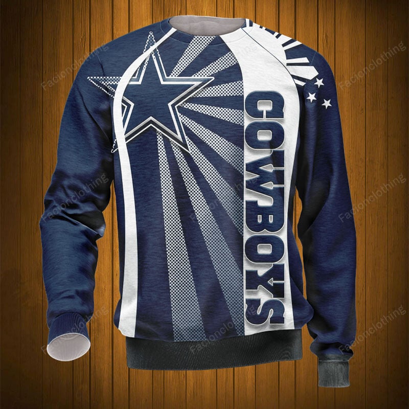 Sportswearmerch Dallas Cowboys NFL Sweater Personalized For Fan