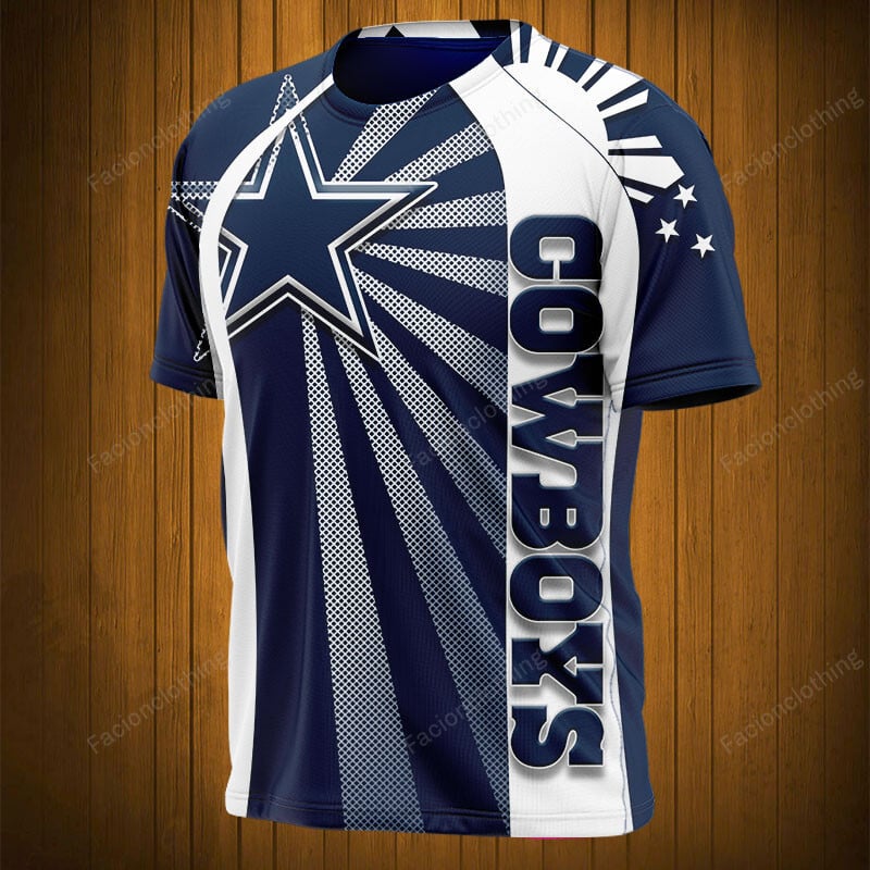 Sportswearmerch Dallas Cowboys NFL T-shirt Personalized For Fan