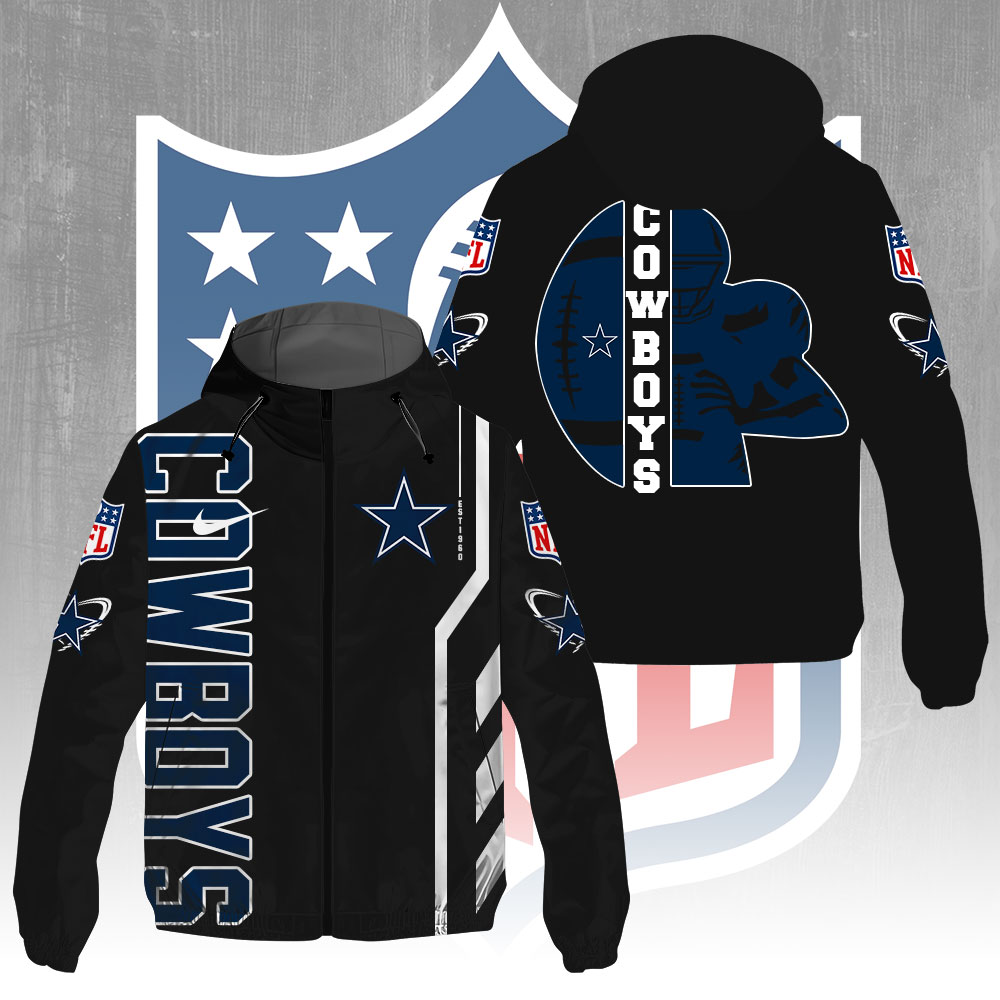 Sportswearmerch Dallas Cowboys NFL Windbreaker Jacket For Fan