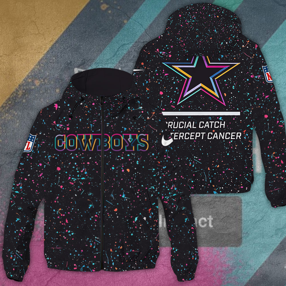 Sportswearmerch Dallas Cowboys NFL Windbreaker Jacket For Fan