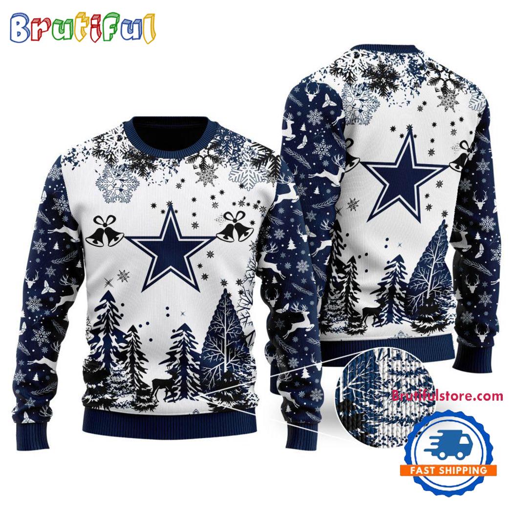 Sportswearmerch Dallas Cowboys NFL Xmas Tree Christmas Sweater For Fan