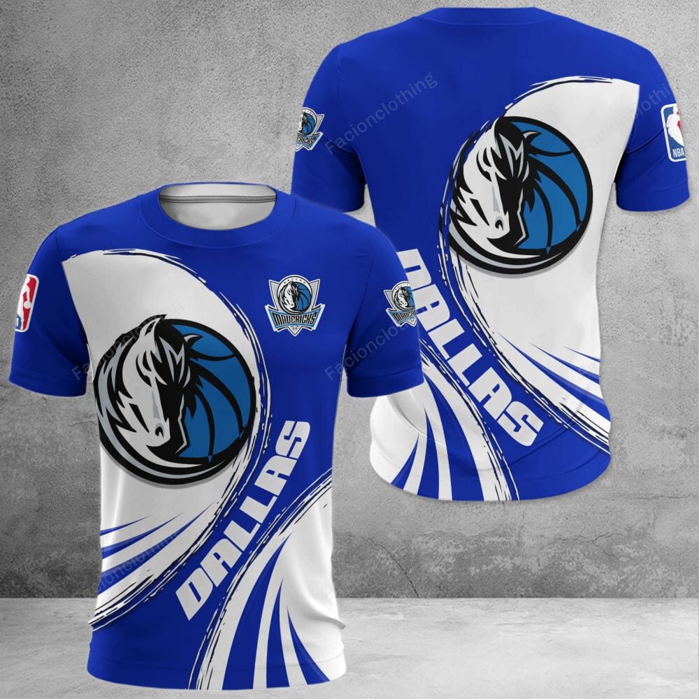 Sportswearmerch Dallas Mavericks NBA Personalized T-shirt For Fan