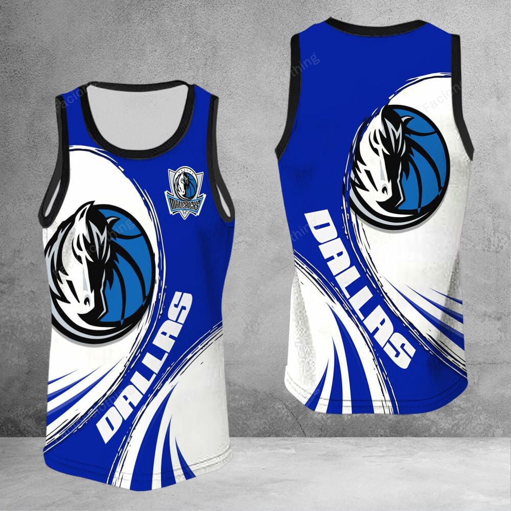 Sportswearmerch Dallas Mavericks NBA Personalized Tanktop For Fan