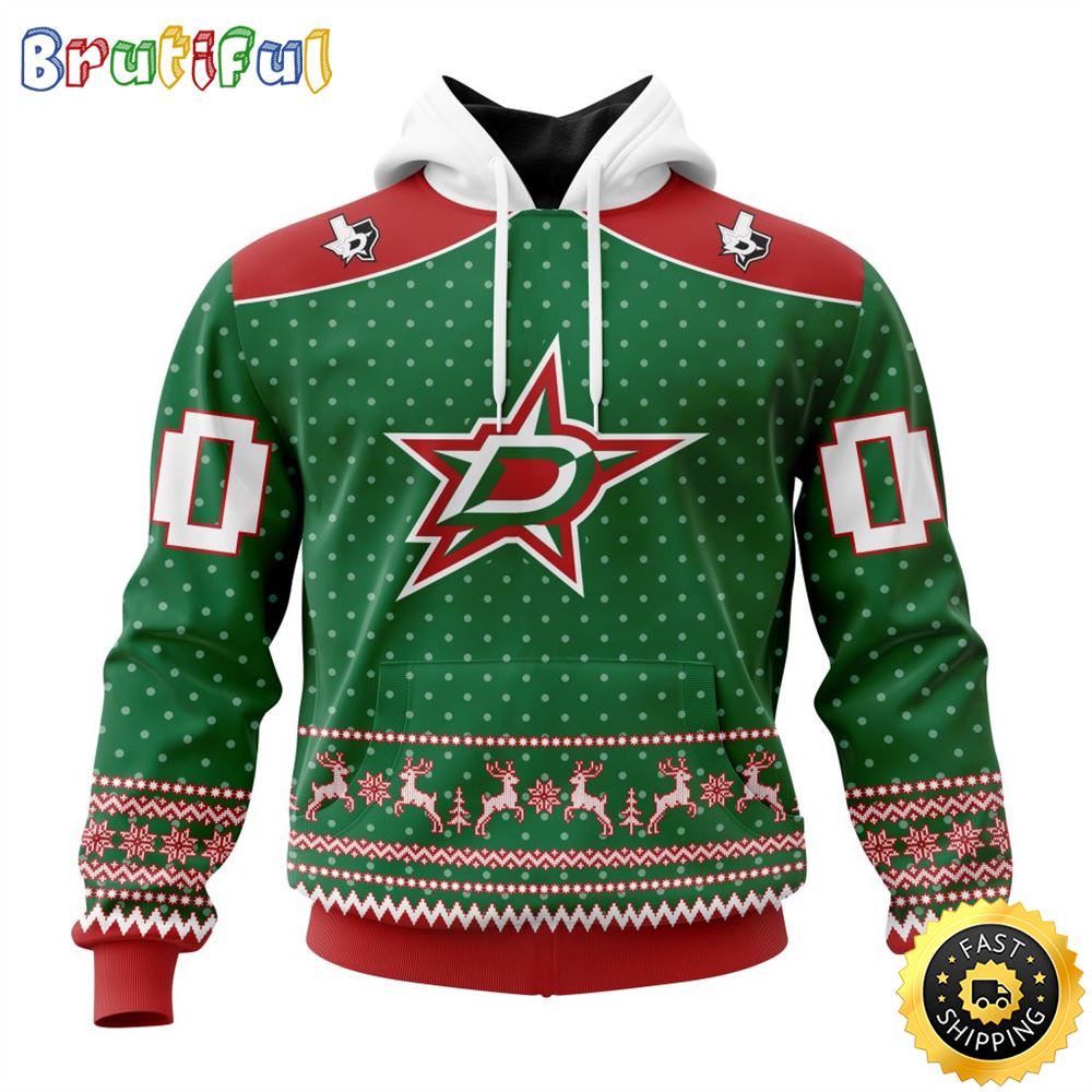 Sportswearmerch Dallas Stars NHL Christmas Hoodie For Fan