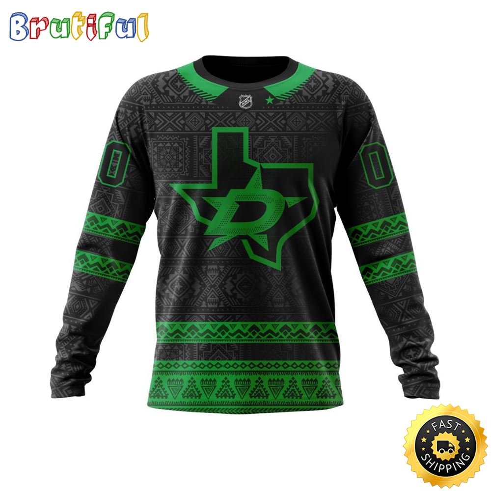 Sportswearmerch Dallas Stars NHL Native Concepts Personalized Sweater For Fan