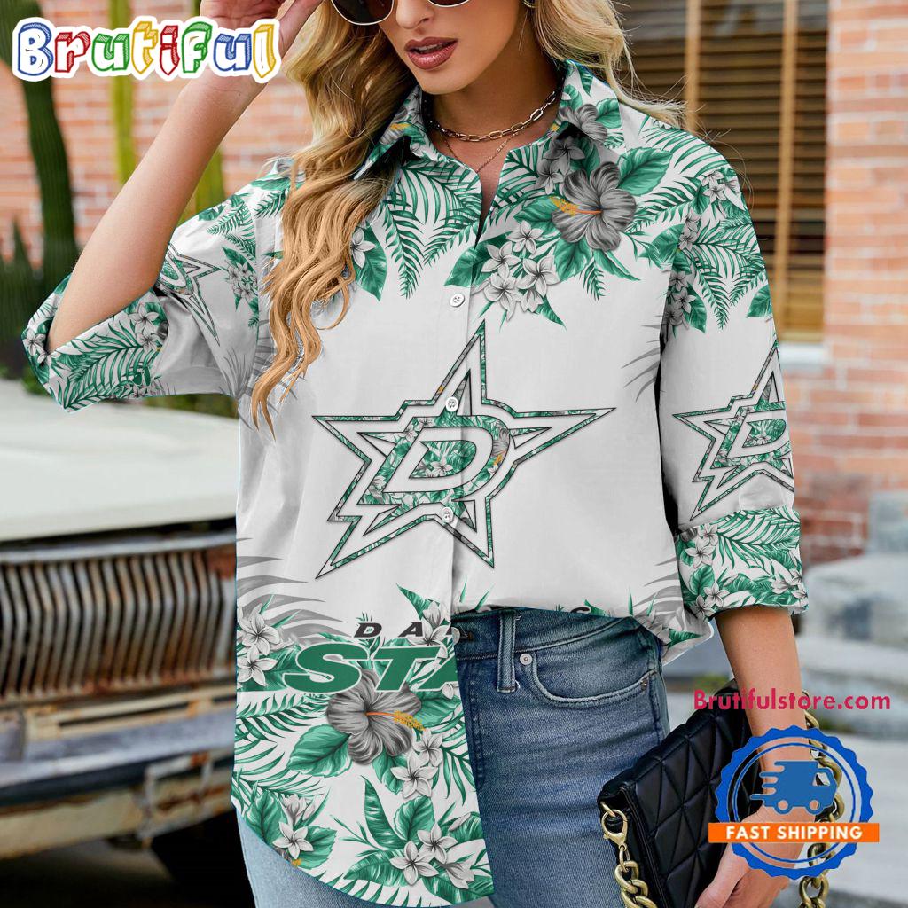 Sportswearmerch Dallas Stars NHL Special Hockey Women's Casual Shirt For Fan