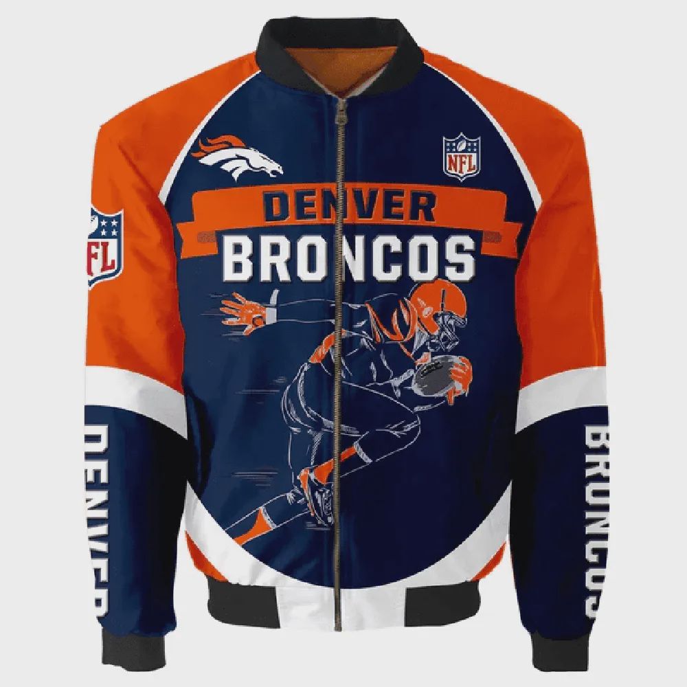 Sportswearmerch Denver Broncos NFL Bomber Jacket For Fan
