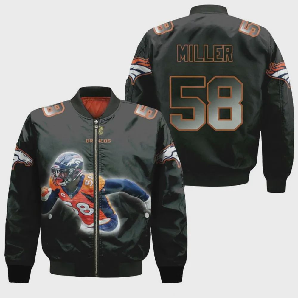 Sportswearmerch Denver Broncos NFL Bomber Jacket For Fan