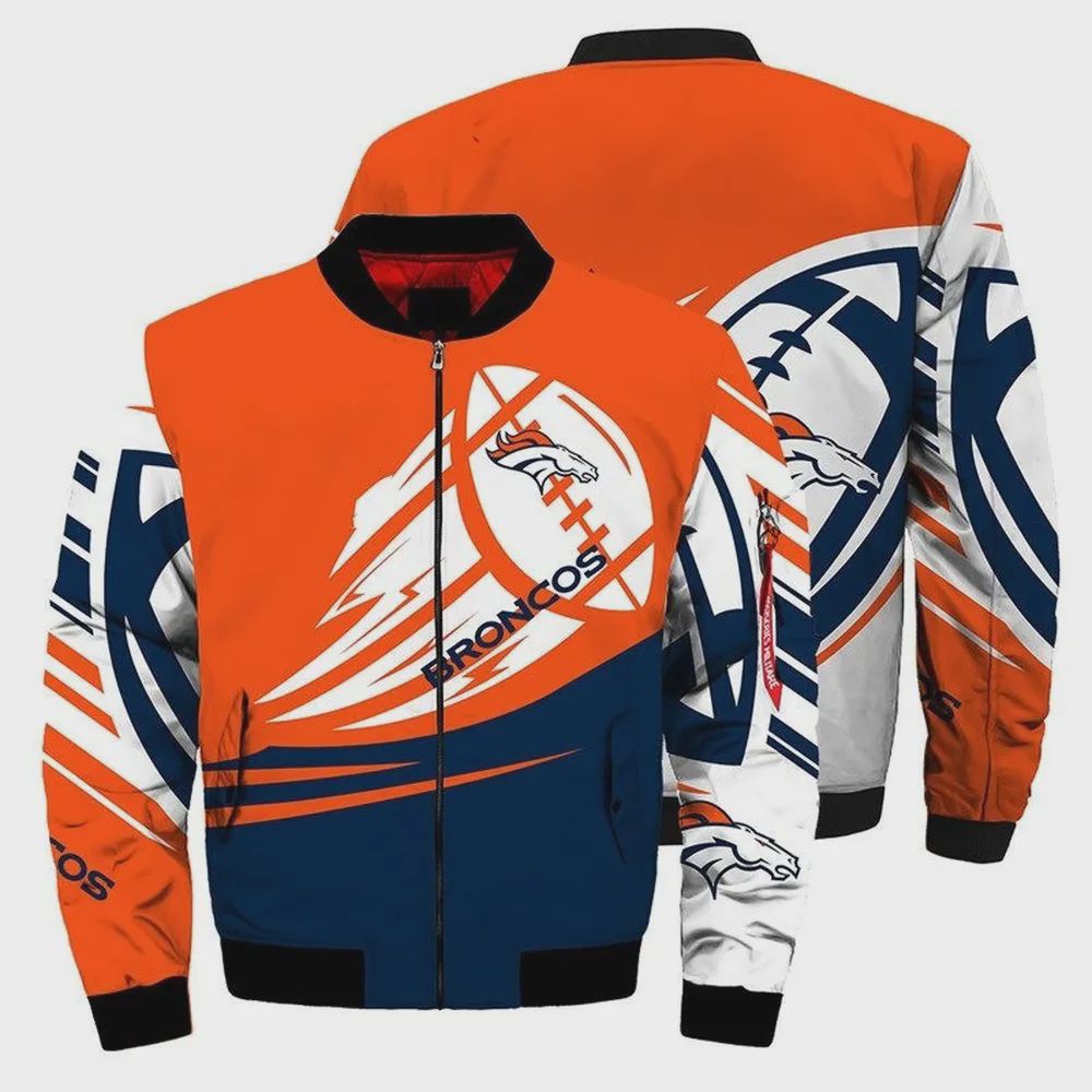Sportswearmerch Denver Broncos NFL Bomber Jacket For Fan