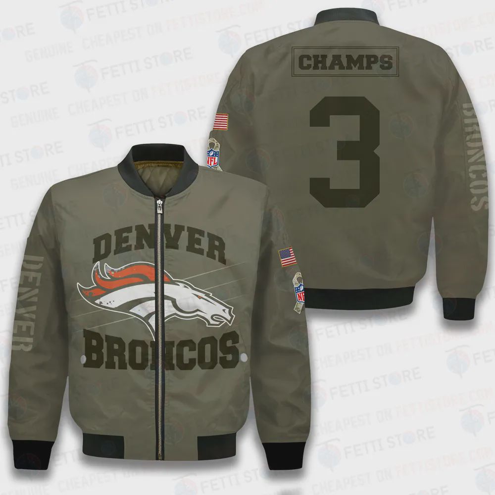 Sportswearmerch Denver Broncos NFL Bomber Jacket For Fan