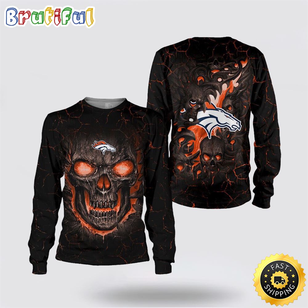 Sportswearmerch Denver Broncos NFL Crewneck Sweater For Fan