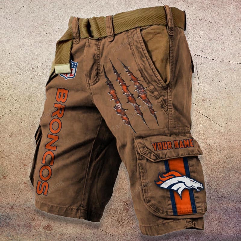Sportswearmerch Denver Broncos NFL Denim Short For Fan