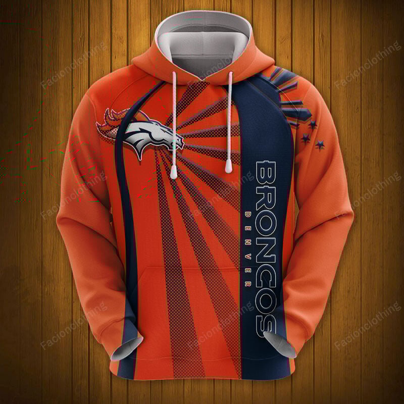 Sportswearmerch Denver Broncos NFL Hoodie Personalized For Fan