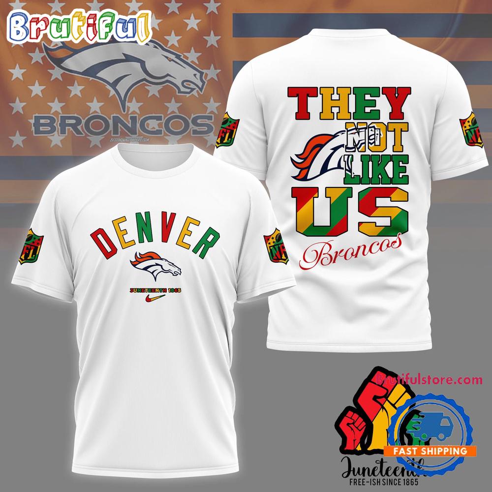 Sportswearmerch Denver Broncos NFL Juneteenth Freedom Day T-Shirt For Fan
