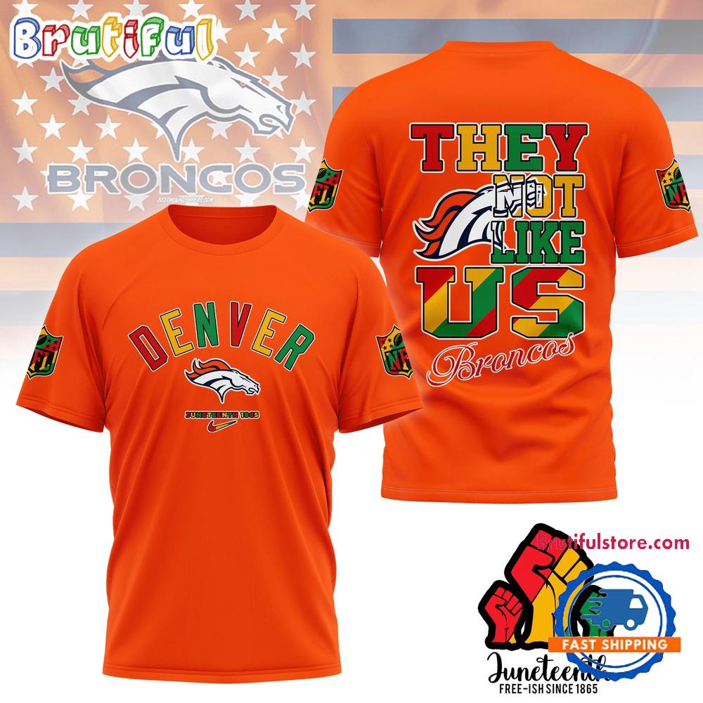 Sportswearmerch Denver Broncos NFL Juneteenth Freedom Day Unisex T-Shirt For Fan