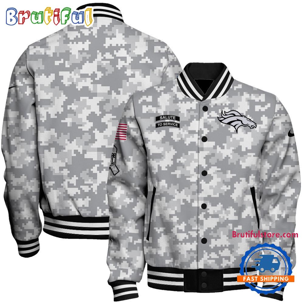 Sportswearmerch Denver Broncos NFL Personalized Baseball Jacket For Fan