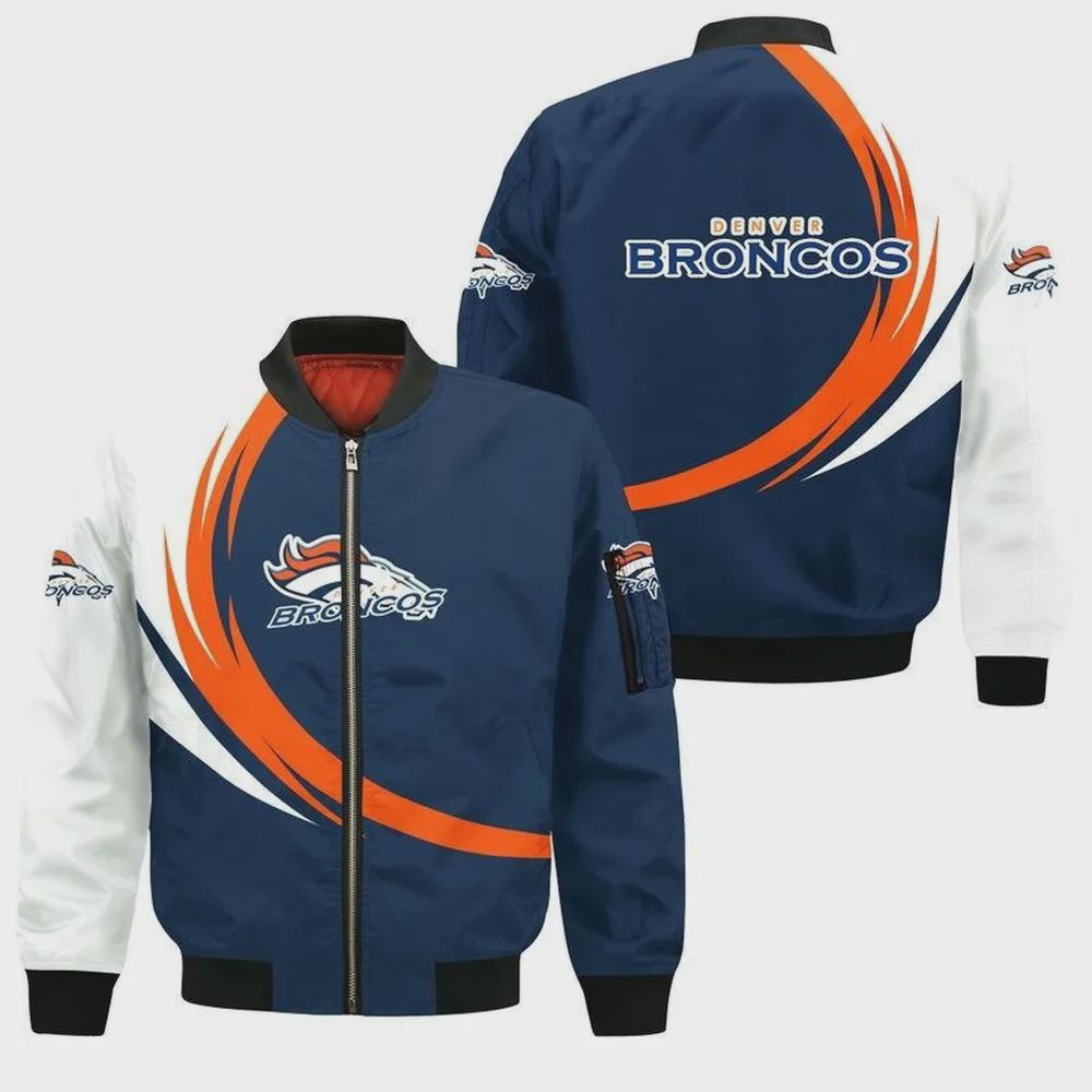 Sportswearmerch Denver Broncos NFL Personalized Bomber Jacket For Fan
