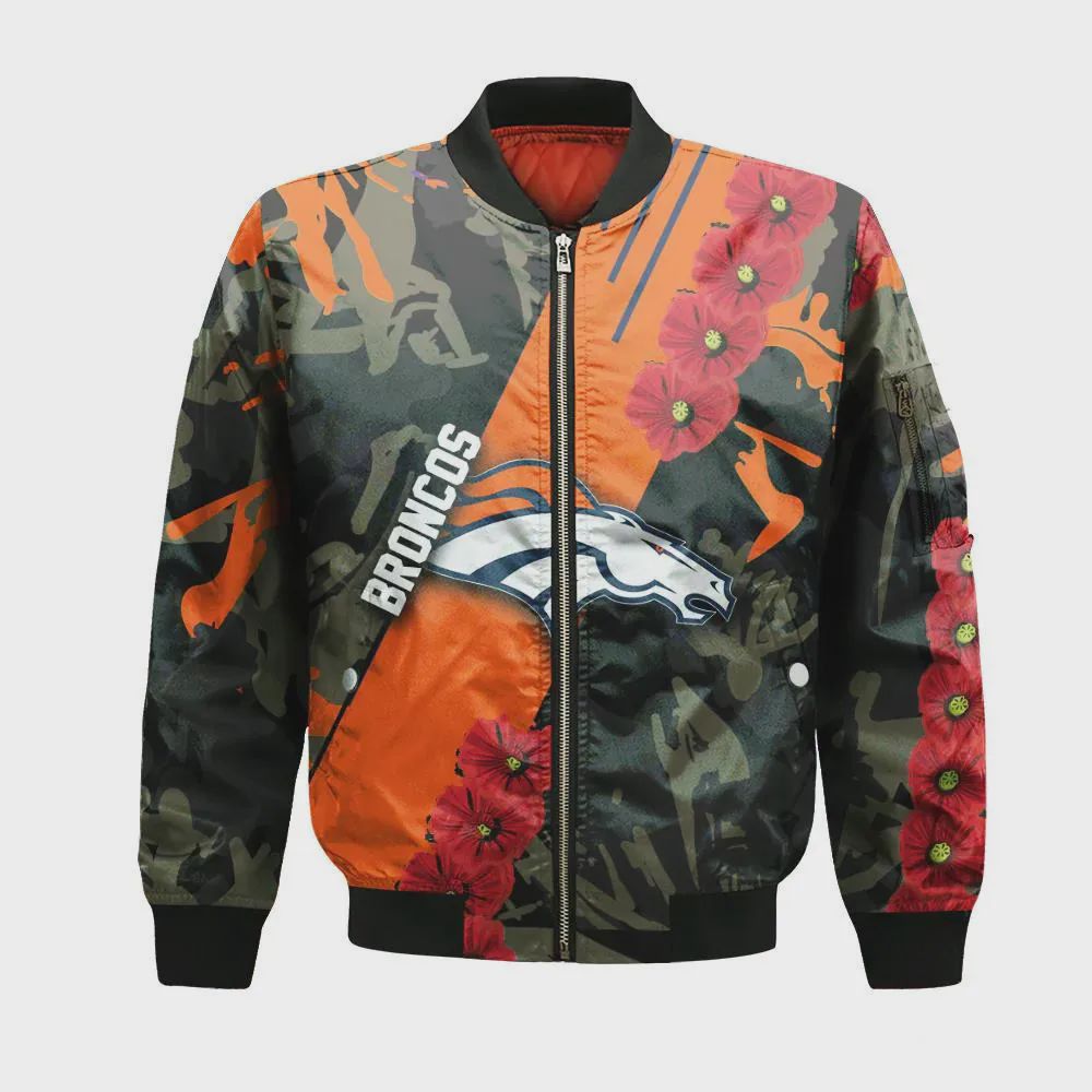 Sportswearmerch Denver Broncos NFL Personalized Bomber Jacket For Fan