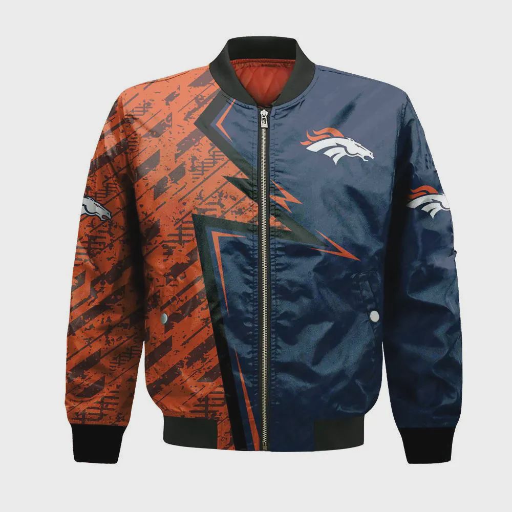 Sportswearmerch Denver Broncos NFL Personalized Bomber Jacket For Fan