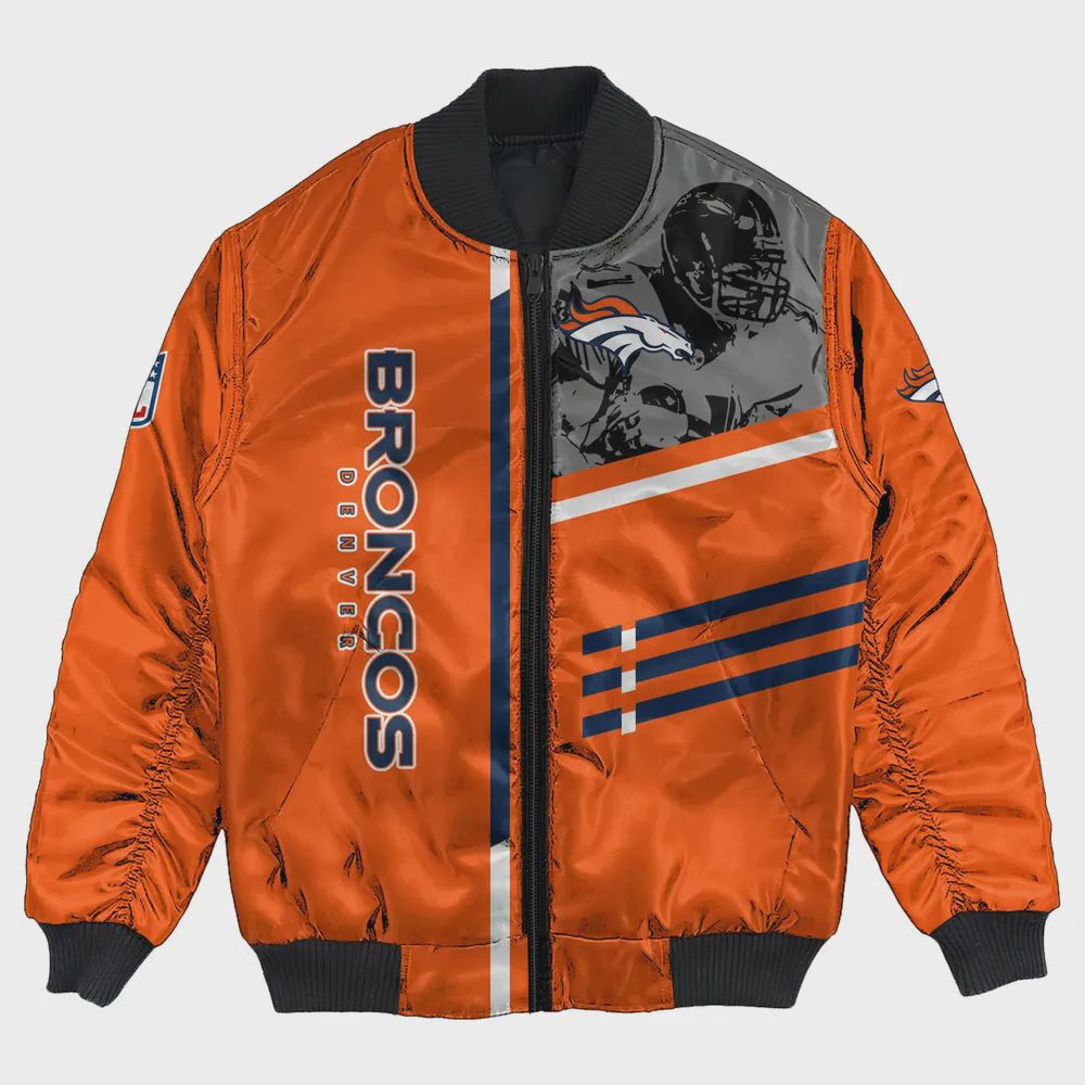 Sportswearmerch Denver Broncos NFL Personalized Bomber Jacket For Fan
