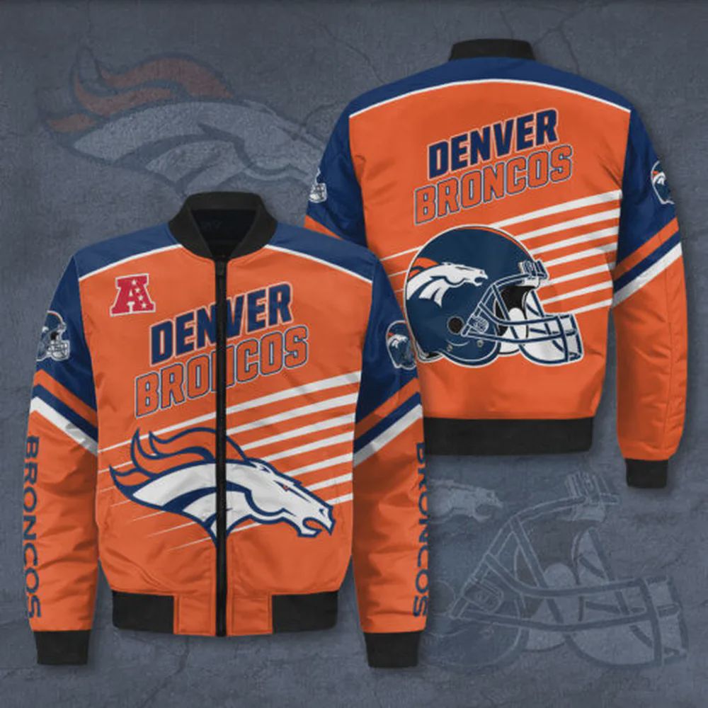 Sportswearmerch Denver Broncos NFL Personalized Bomber Jacket For Fan