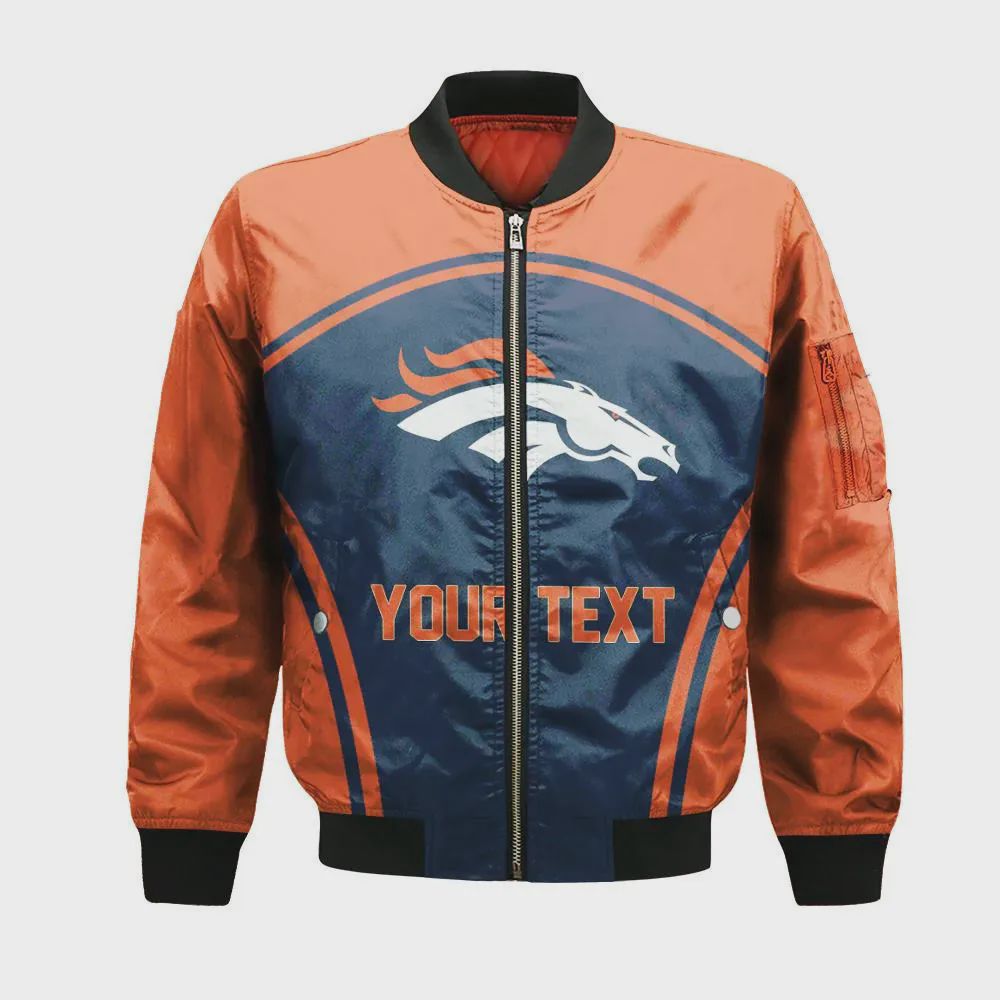 Sportswearmerch Denver Broncos NFL Personalized Bomber Jacket For Fan