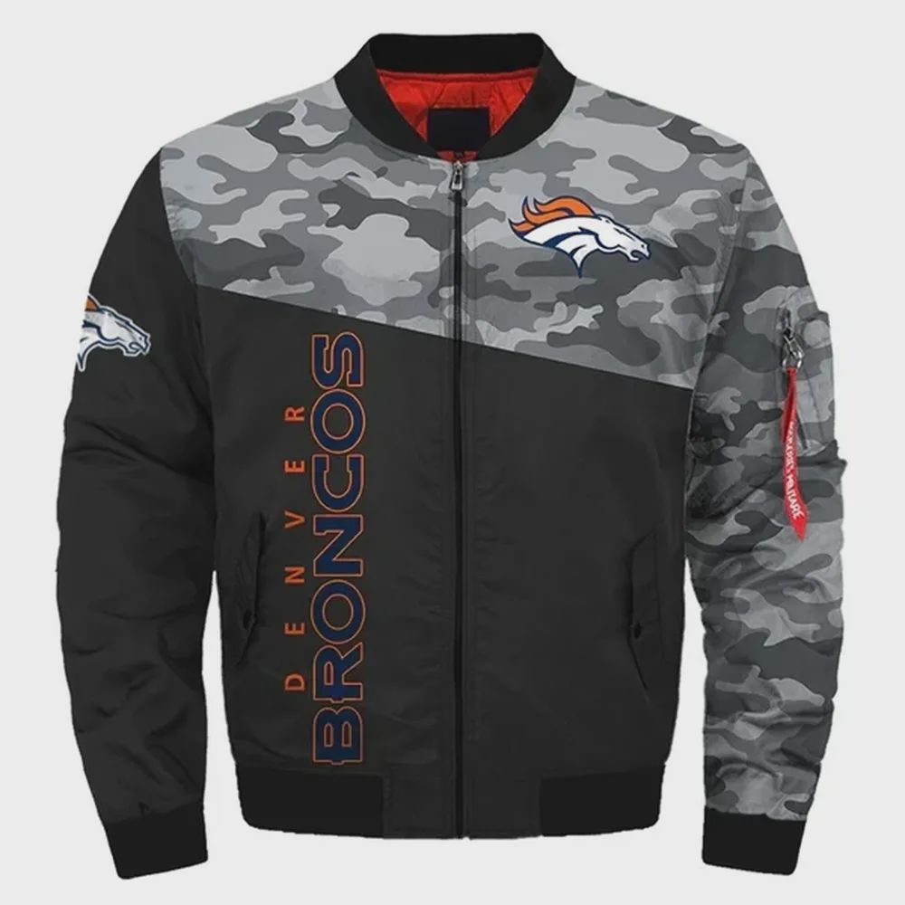 Sportswearmerch Denver Broncos NFL Personalized Bomber Jacket For Fan