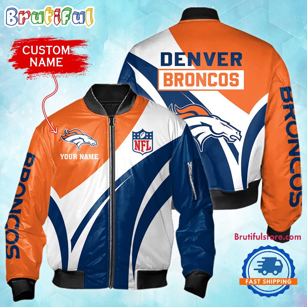 Sportswearmerch Denver Broncos NFL Personalized Bomber Jacket For Fan