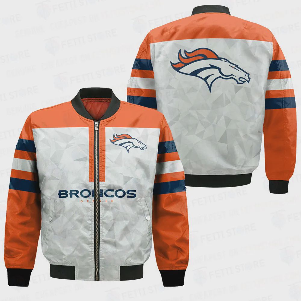 Sportswearmerch Denver Broncos NFL Personalized Bomber Jacket For Fan