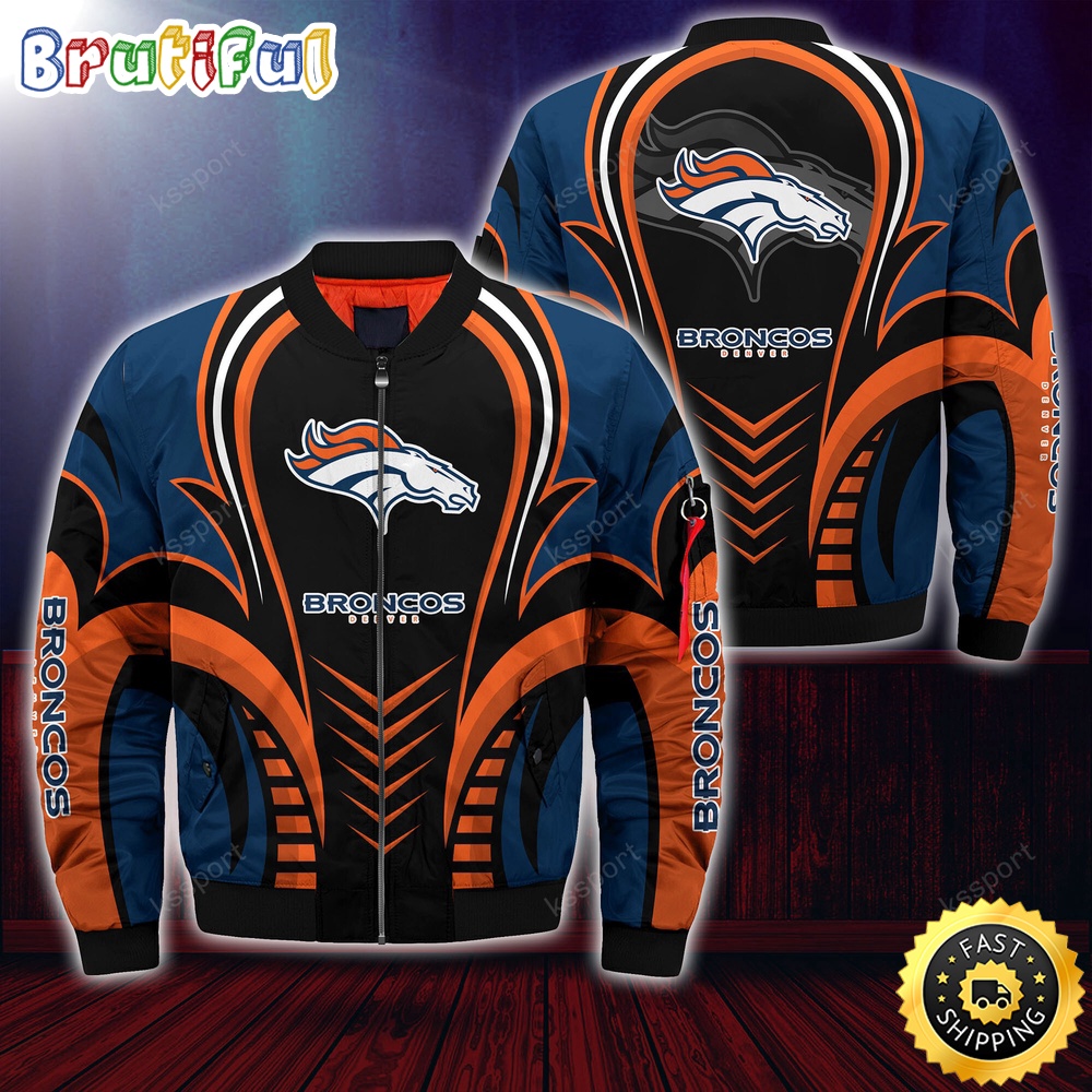 Sportswearmerch Denver Broncos NFL Personalized Bomber Jacket For Fan