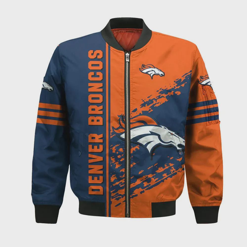 Sportswearmerch Denver Broncos NFL Personalized Bomber Jacket For Fan
