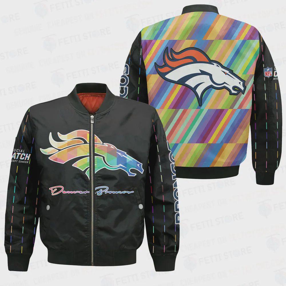 Sportswearmerch Denver Broncos NFL Personalized Bomber Jacket For Fan