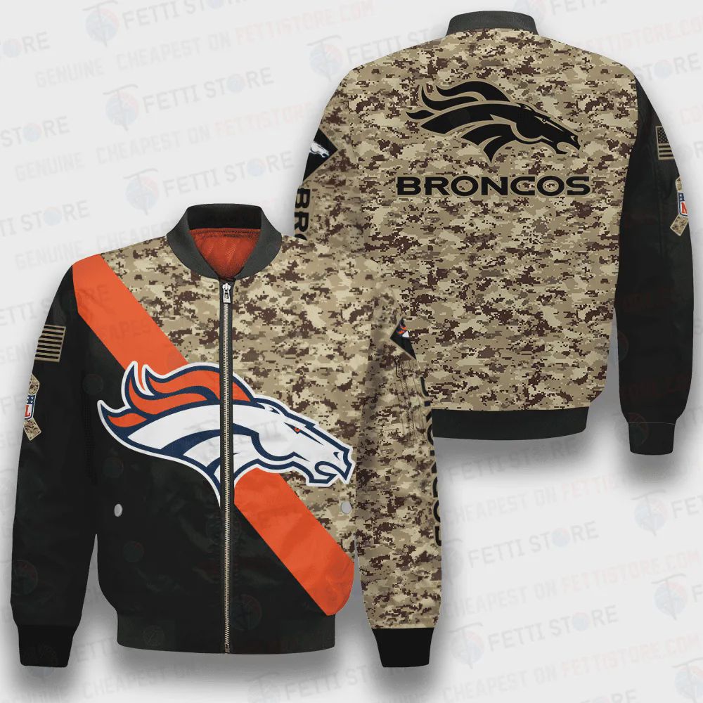 Sportswearmerch Denver Broncos NFL Personalized Bomber Jacket For Fan