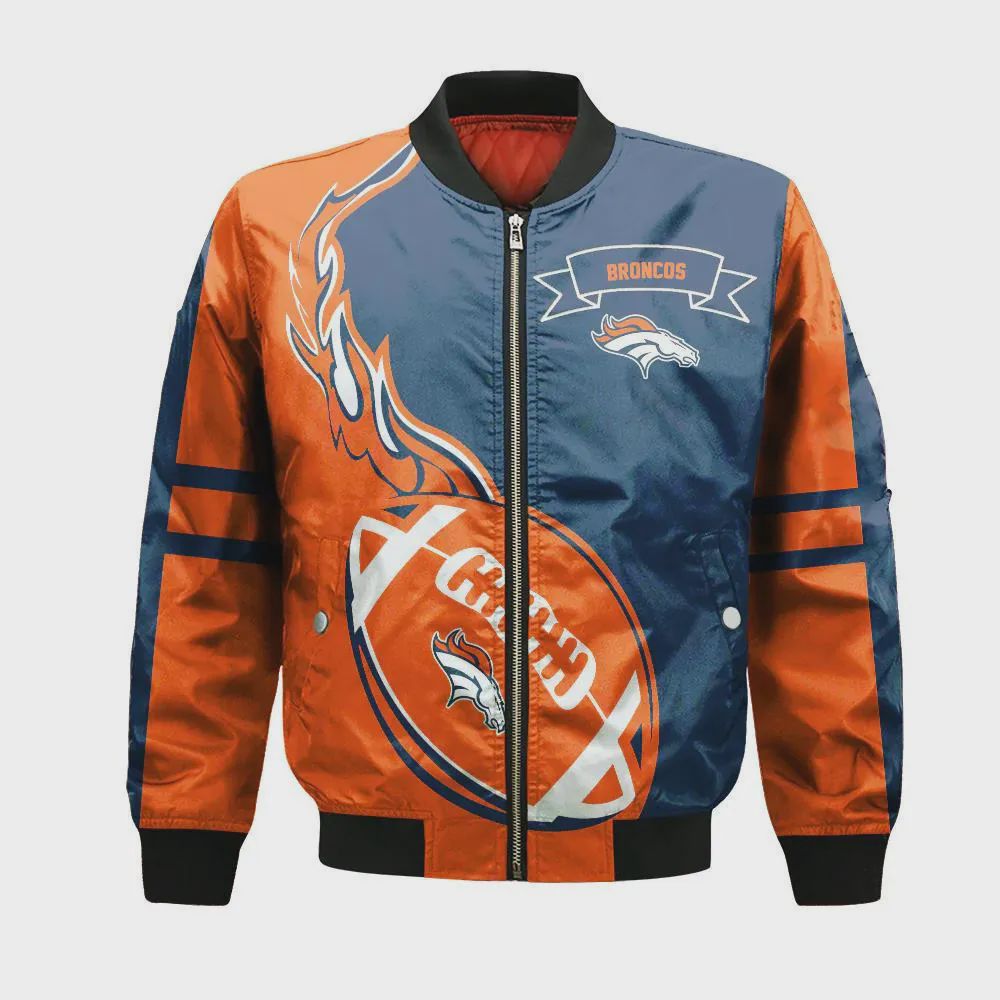 Sportswearmerch Denver Broncos NFL Personalized Bomber Jacket For Fan