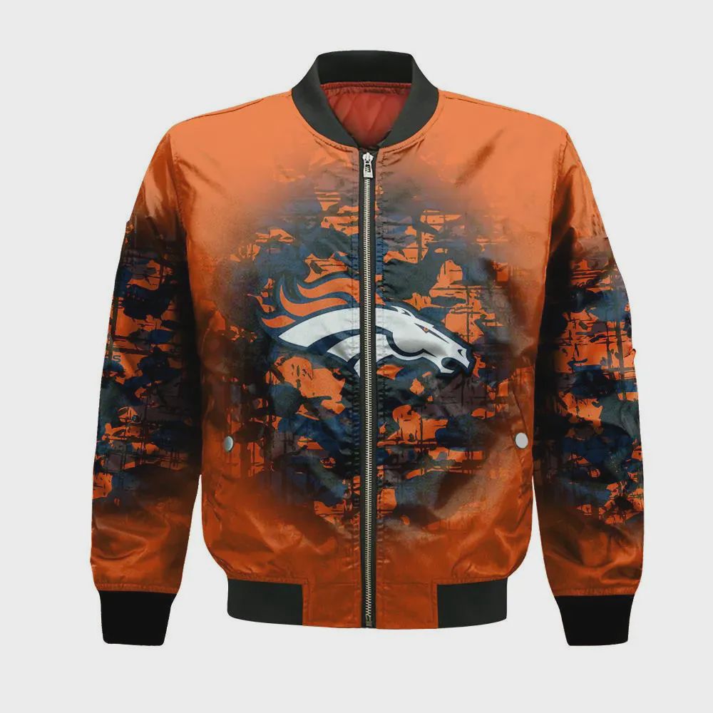 Sportswearmerch Denver Broncos NFL Personalized Bomber Jacket For Fan