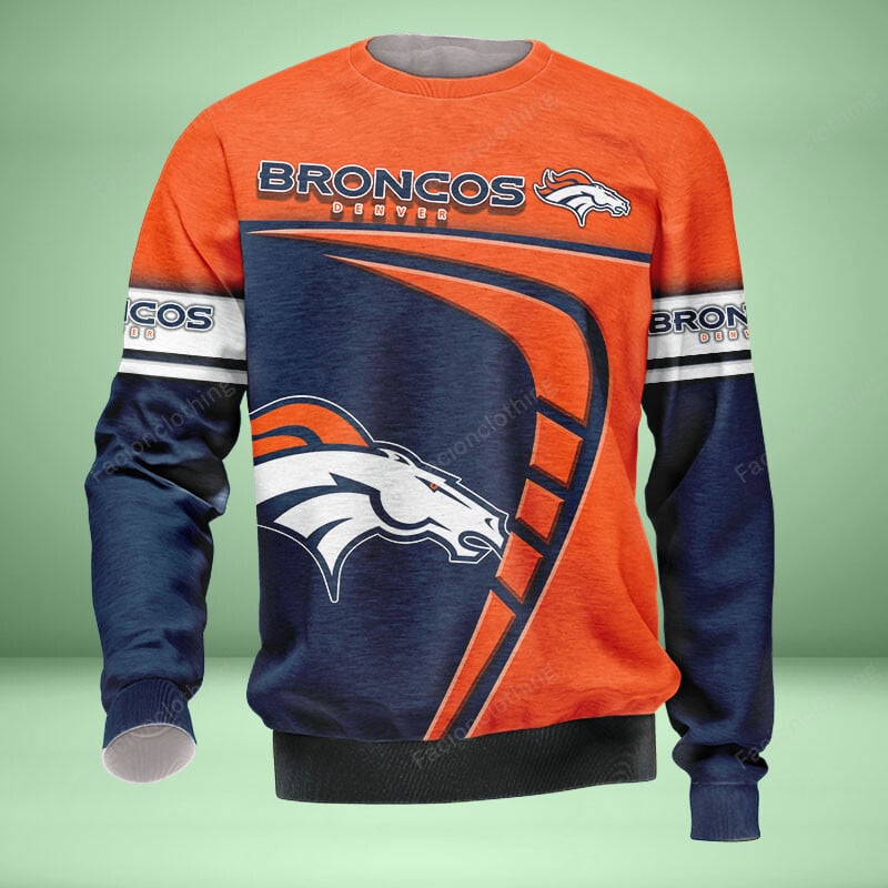 Sportswearmerch Denver Broncos NFL Personalized Sweater For Fan