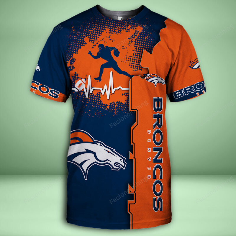 Sportswearmerch Denver Broncos NFL Personalized Short PantT-shirt For Fan