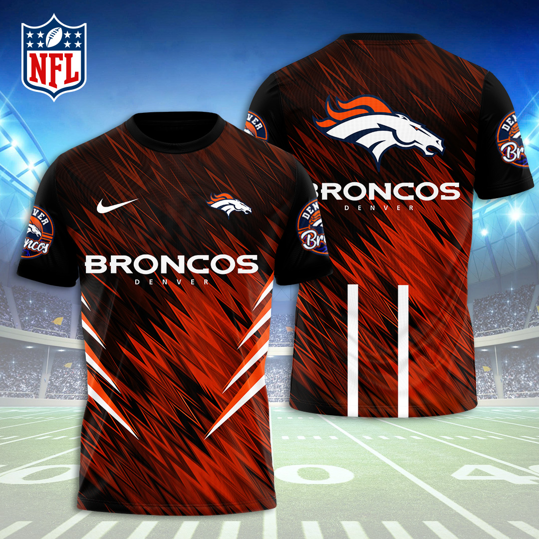 Sportswearmerch Denver Broncos NFL Personalized T-shirt For Fan