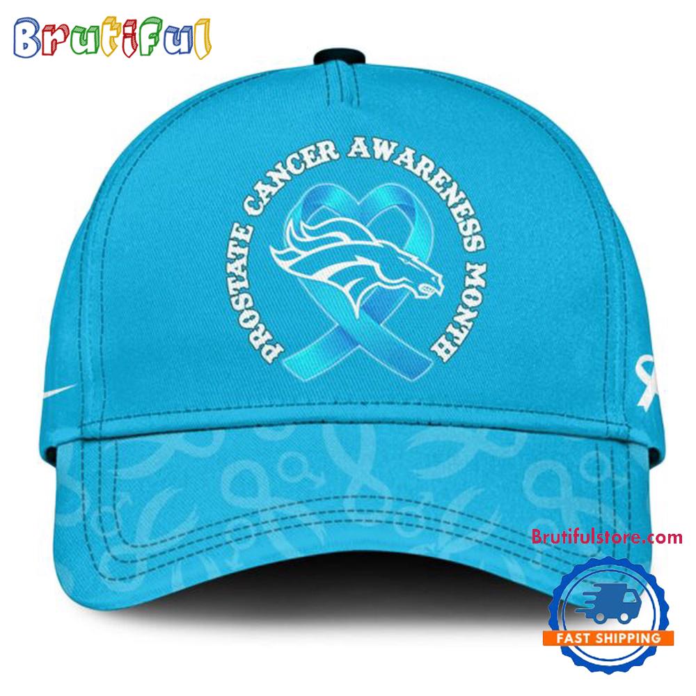 Sportswearmerch Denver Broncos NFL Prostate Cancer Awareness Baseball Cap For Fan